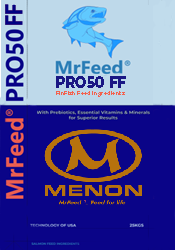 Menon Renewable Products Feed for Life MrFeed-PRO50FinFish-Bag